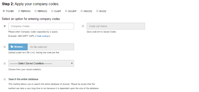 Company Codes